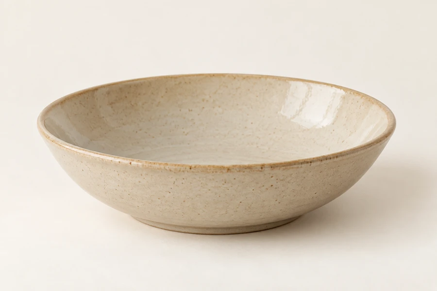 Mellow Rim Fruit Bowl in Oat